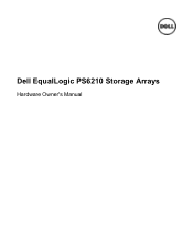 Dell EqualLogic PS6210X PS6210 Hardware Owners Manual