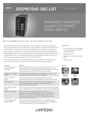 Lantronix SISPM1040-582-LRT SISPM1040-582-LRT Product Brief Letter