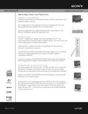 Sony VGC-JS160J/B Marketing Specifications (VGC-JS160J/B)