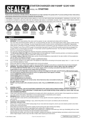 Sealey START800 Instruction Manual