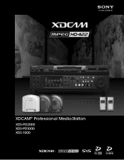 Sony XDSPD1000 Brochure (Professional Media Station Family (XDS-1000, XDS-PD1000, XDS-PD2000))