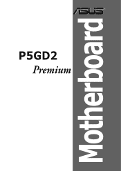Asus P5GD2 Deluxe P5GD2 Premium user''s manual
