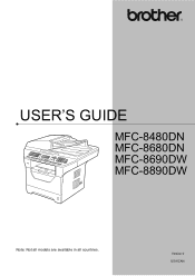 Brother International MFC-8690DW Users Manual - English