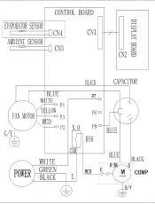 Frigidaire FRA083AT7 Wiring Diagram (All Languages)