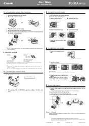 Canon PIXMA MP130 PIXMA MP130 Easy Setup Instructions