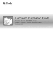 D-Link DGS-6604 DGS-6608 Hardware Installation Guide