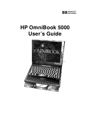 HP OmniBook 5000 HP OmniBook 5000 - User Guide