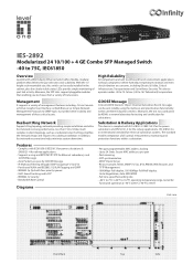 LevelOne IES-2892 Datasheet
