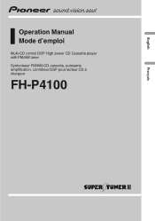 Pioneer FH-P4100 Owner's Manual