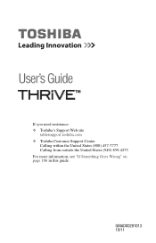 Toshiba Thrive AT105-T1032G User Guide