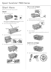 Epson SureColor P800 Screen Print Edition User Manual