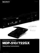 Sony MDP-510 Users Guide