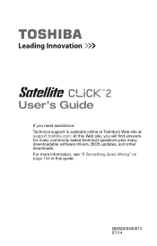 Toshiba Satellite L30W Satellite Click 2 (L30W-B Series) Windows 8.1 User's Guide
