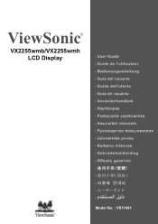 ViewSonic VX2255WMH User Manual