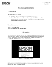 Epson KDS Expansion Box KD-IB01 KDS Quick User Manual - Updating Firmware