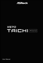 ASRock X570 Taichi Razer Edition User Manual