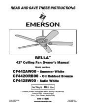 Emerson CF442 Owner Manual