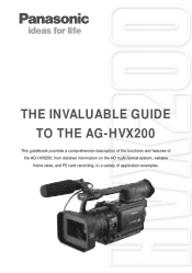 Panasonic HVX200A Functions Guide