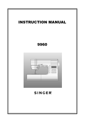 Singer 9960 Quantum Stylist Instruction Manual