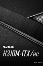 ASRock H310M-ITX/ac User Manual
