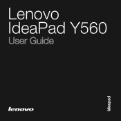 Lenovo Y560 Laptop User Guide - IdeaPad Y560