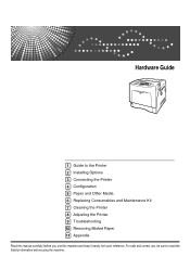 Ricoh C410DN Hardware Guide