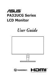 Asus ProArt Display PA32UCG PA32UCG Series User Guide