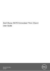 Dell Wyse 5070 Extended Thin Client User Guide