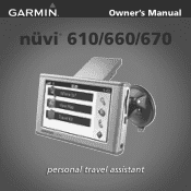 Garmin Nuvi 660 Owner's Manual