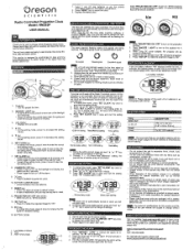 Oregon Scientific RM303 User Manual