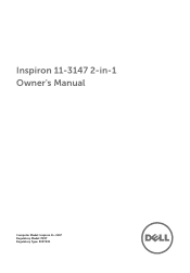 Dell Inspiron 11 3147 Owners Manual