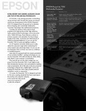 Epson PowerLite 7350 Product Brochure