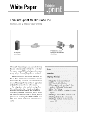 HP Bc1500 ThinPrint .print for HP Blade PCs