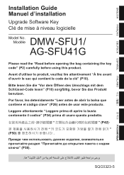 Panasonic DMW-SFU1-VLOG Installation Guide Multi-lingual