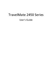 Acer TravelMate 2450 TravelMate 2450 User's Guide EN