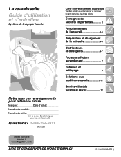 Frigidaire FBD2400KW Complete Owner's Guide (Français)
