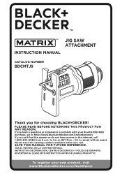 Black & Decker BDCDMT120JS Instruction Manual