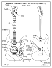 Fender American Standard Stratocaster American Standard Stratocaster Service Diagrams