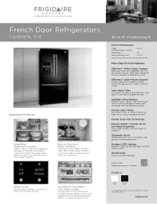 Frigidaire FGHB2878LP Product Specifications Sheet (English)