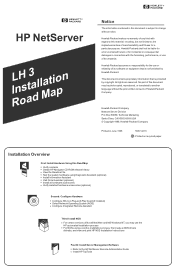 HP LC2000r HP Netserver LH 3 Installation Roadmap