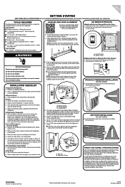 Maytag MSC21C6MFZ Instruction Sheet