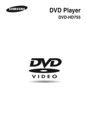 Samsung DVD-HD755 Instruction Manual