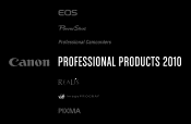 Canon EOS-1D Mark IV Professional Products 2010 Brochure