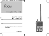 Icom M88 Instruction Manual - Spanish