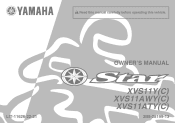 2009 Yamaha Motorsports V Star 1100 Classic Owners Manual