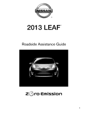 2013 Nissan Leaf Roadside Assistance Guide