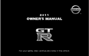 2011 Nissan GT-R Owner's Manual