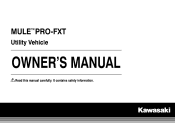 2015 Kawasaki MULE PRO-FXT Owners Manual