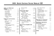 2009 Buick Enclave Owner's Manual