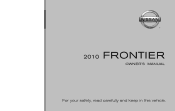 2010 Nissan Frontier Crew Cab Owner's Manual
